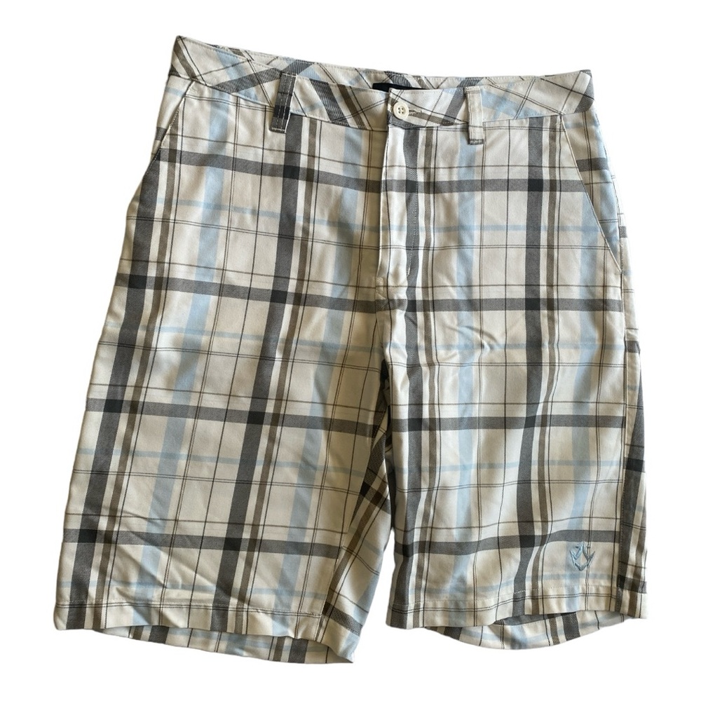 Rusty‎ Men’s Shorts White/Blue/Brown Size 34